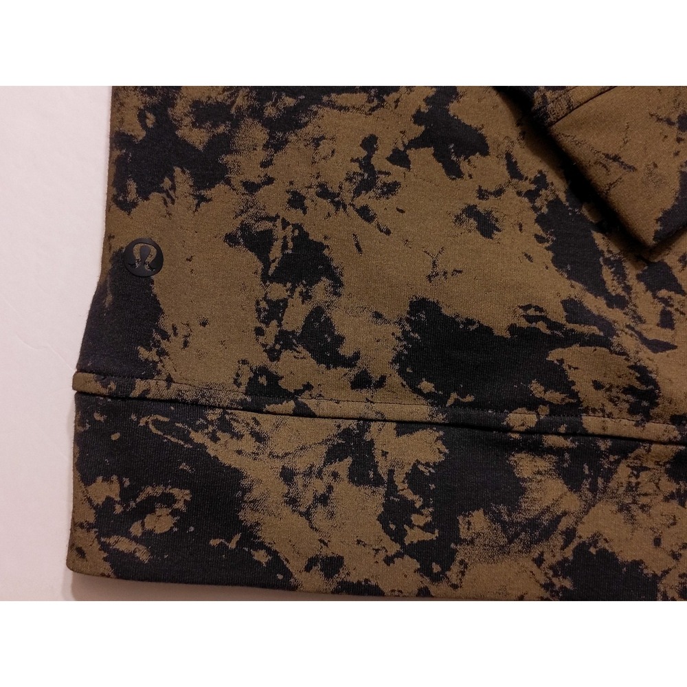 LULULEMON City Sweat Pullover Hoodie M3CKLS Camo Bronze Black XL - Picture 9 of 9